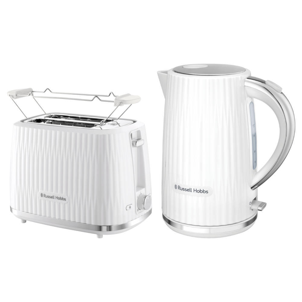 Eden elkedel & brødrister - hvid